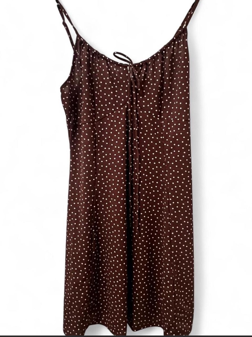 Ambiance - Brown Polka Dot Dress